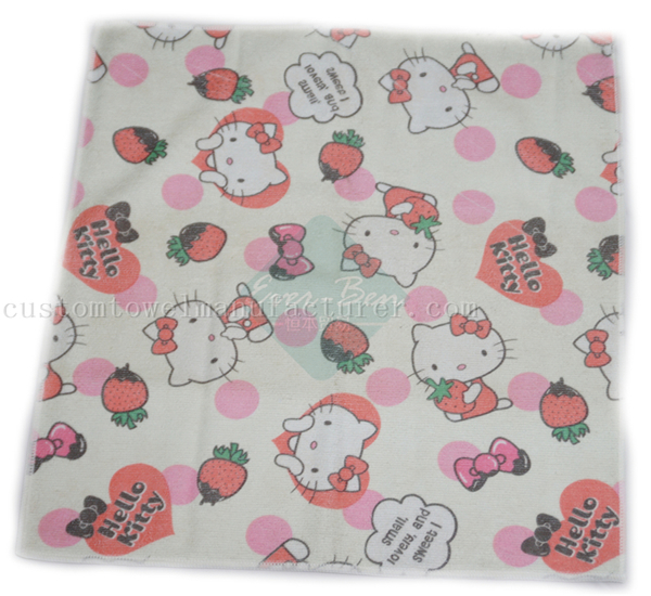 China Custom white beach towels bulk Printing Baby Towels Factory Bulk Infant Towel Cloth Supplier for Germany Eureope